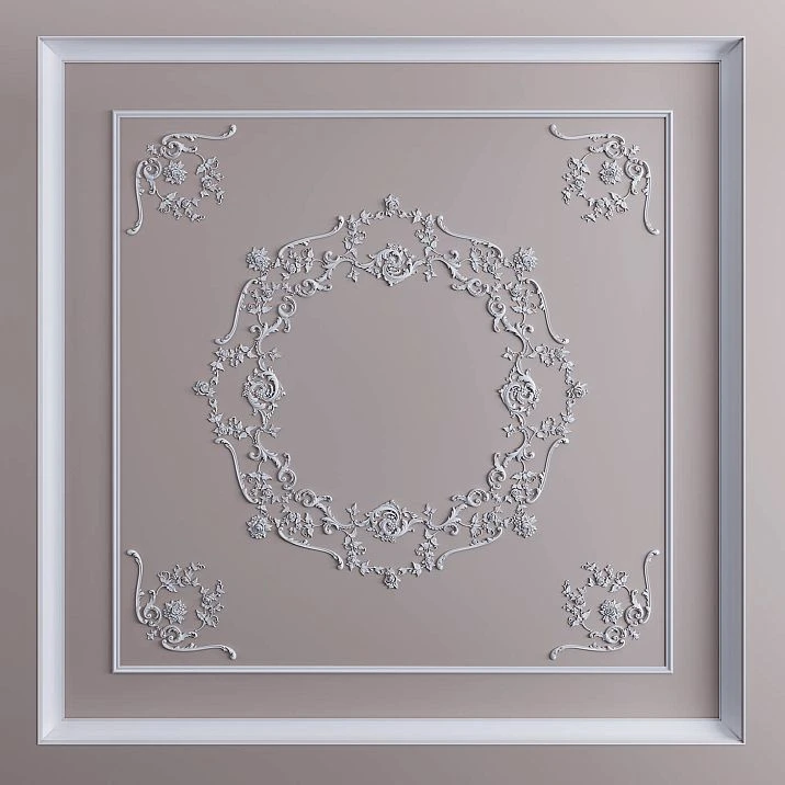 CPU-P2 plaster decor set for a ceiling in a classic style