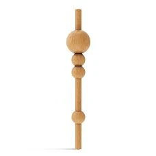 KON-008 solid wood furniture leg set, height 730 mm