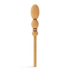KON-009 beech or oak solid wood furniture leg set, height 730 mm