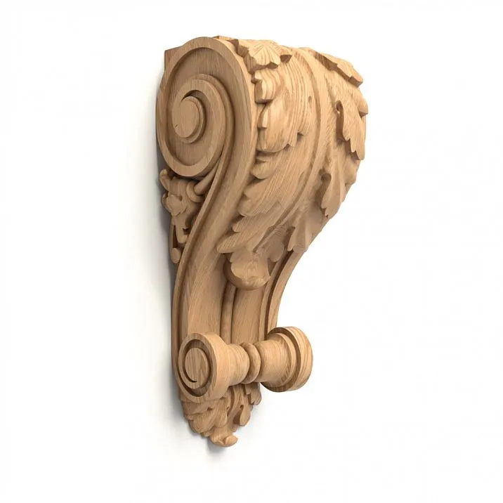 Solid wood bracket for luxury interiors KR-005