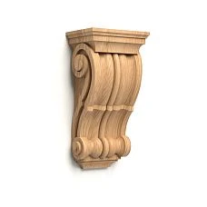 Carved Bracket KR-006 made of natural oak