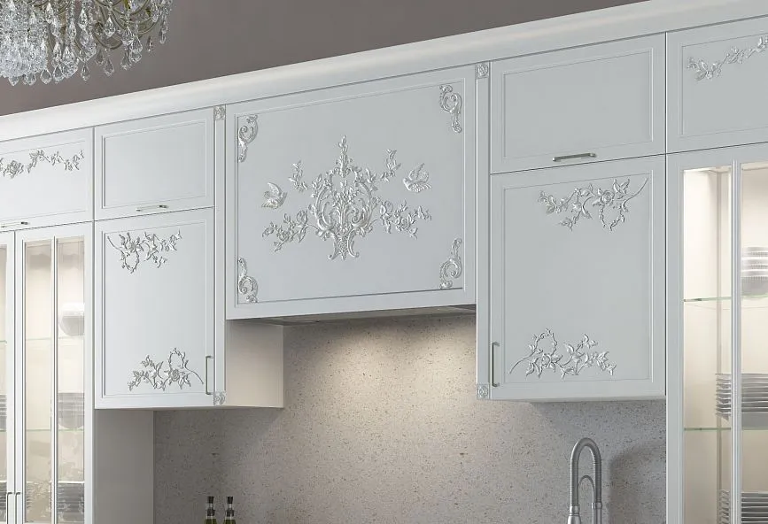 Kitchen facade decoration with C-047 set elements