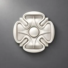 Elegant polyurethane rosette for wall moldings and classic interior decoration RPU-003 buy