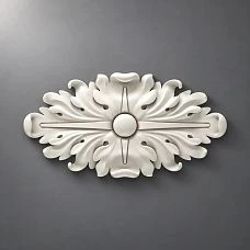 Elegant polyurethane rose RPU-069 with pattern &ndash; decorative stucco on walls and ceiling