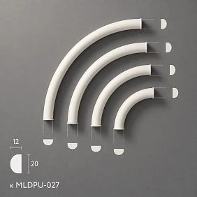 Polyurethane molding MLDPU-027U-1