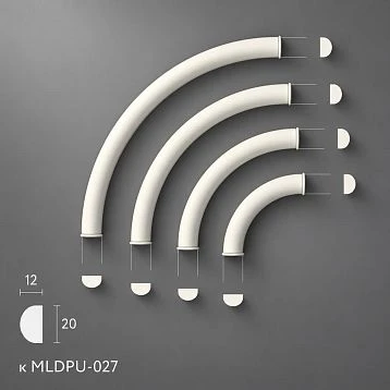 Polyurethane molding MLDPU-027U-1