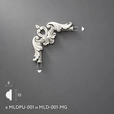 Polyurethane molding MLDPU-1U-1.1 for molding decoration