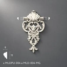 Decor for molding MLDPU-4-1.1 made of polyurethane for MLDPU-004 and MLD-004-MG