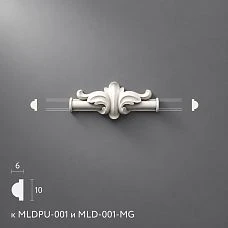 Polyurethane decor NPU-398.1 for moldings MLDPU-001 and MLD-001-MG