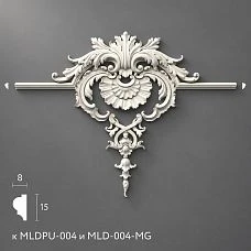 Decorative molding for walls and ceilings for classic and modern interiors