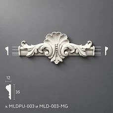 Polyurethane molding NPU-434.1 in composition with molding MLDPU-003