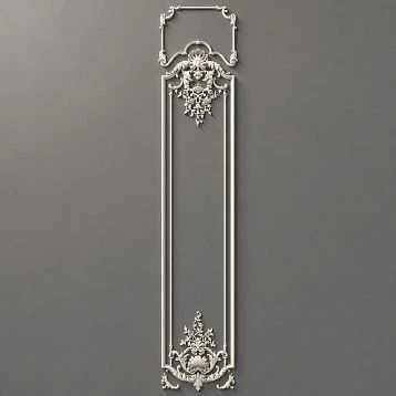 Overall view of Relief decoration CPU.VRS-058, showcasing elegant and detailed polyurethane ornament