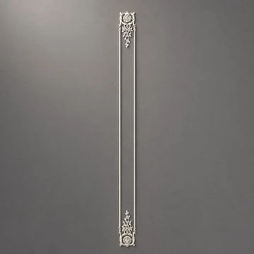Relief decoration CPU.VRS-057 &ndash; overall view of elegant vertical polyurethane composition