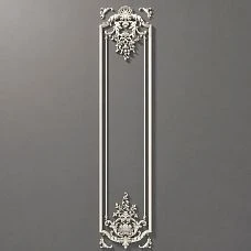 Overall view of Relief decoration CPU.VRS-059 with rich ornament and smooth scrolls.