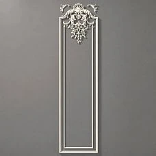 Overall view of Relief decoration CPU.VRS-060, showcasing rich ornament and smooth scrolls.