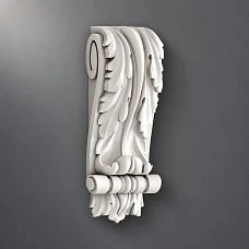 Decorative brackets for shelves for purchase in Moscow, polyurethane appliqu&eacute;