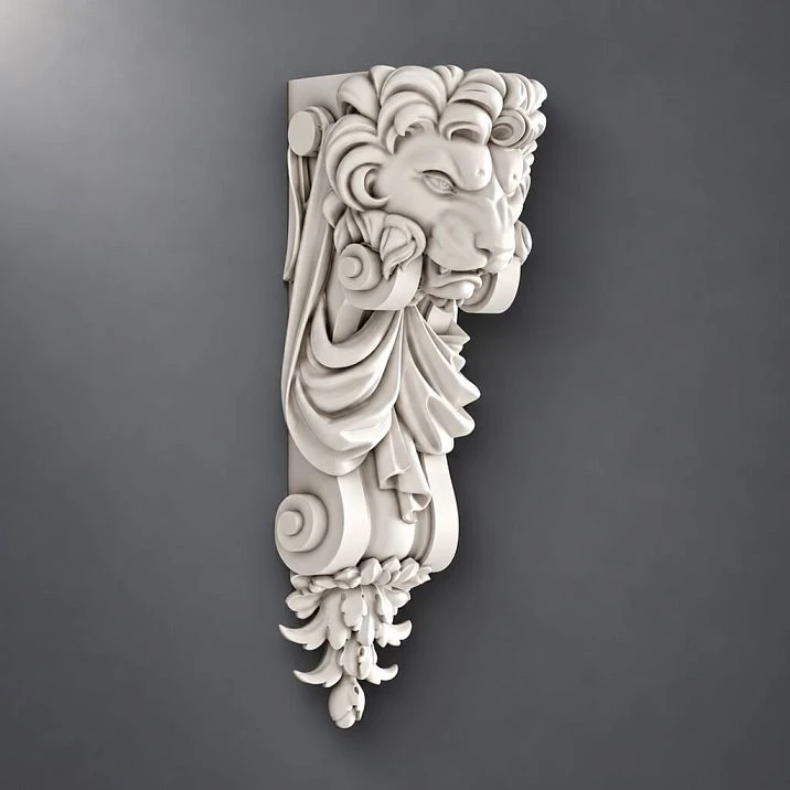 Polyurethane decorative molding for classic wall moldings for interior design