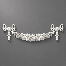 NPU-043 Polyurethane Molding with Floral Composition for Decoration