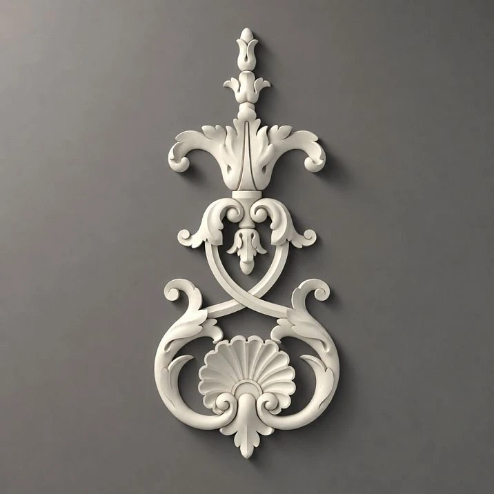 Carved Polyurethane Overlay NPU-093 Interior Decoration