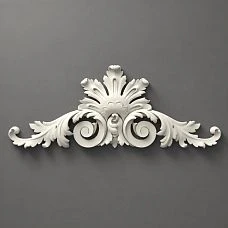 Relief Decor NPU-251 &mdash; carved polyurethane overlay with detailed 3D patterns.