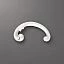 Molding decor NPU-288L (A=83 B=44 C=9 mm) (Polyurethane)