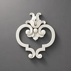 Polyurethane molded decor NPU-301 on a gray background