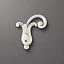 Stucco decor NPU-303R (A=55 B=62 C=8 mm) (Polyurethane)