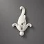 Stucco decor NPU-307 (A=35 B=53 C=9 mm) (Polyurethane)