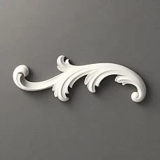 NPU-431L moldings in close-up with smooth scrolls and relief details