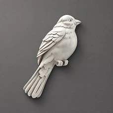 NPU-477L Molded Decoration &ndash; Bird in Close-up