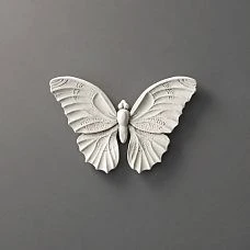 NPU-489 moldings &ndash; decorative appliqu&eacute; in the shape of a butterfly, made of polyurethane.