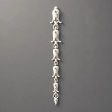 NPU-502 polyurethane molding decor &mdash; a narrow vertical decorative overlay in classic style
