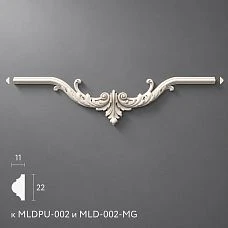 Molding NPU.VRS-002-1 with smooth scrolls and classic ornament