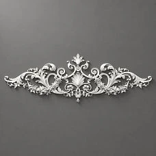 Molding decor NPU.VRS-006 with detailed floral ornament