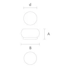 Round legs for bedside table drawing