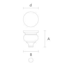 Drawing of wooden legs