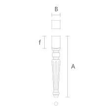 Chair leg drawing