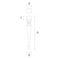 Drawings of ready-made legs