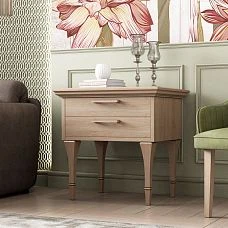 Figurative legs for cabinet under wood