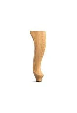 Legs for furniture made of wood