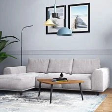 Turned furniture leg made of wood in interior