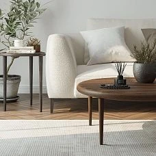 Wooden furniture leg for a table, use in interior design