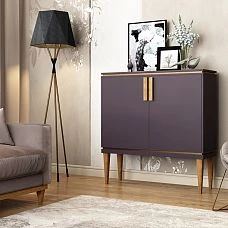 Set of legs for a bedside table and sofa in a modern style in the interior