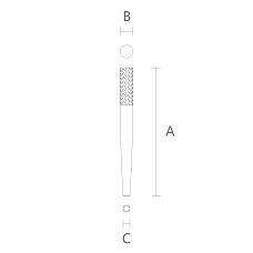 Drawing of legs with polyurethane decoration
