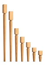 Wooden furniture leg for Moscow and St. Petersburg from the manufacturer