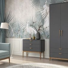 Straight wooden furniture leg MN-186 in interior design