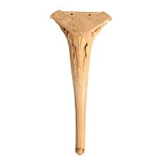 Carved wooden leg in classic style in Moscow