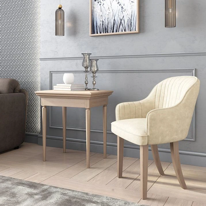 Modern straight legs in interior