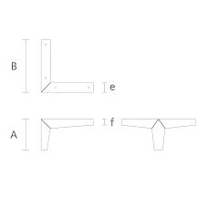 Drawing of a wooden leg