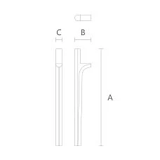 Wooden leg MN-226 for furniture drawing